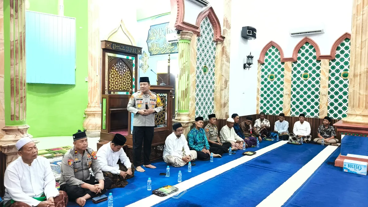 Subuh Keliling di Masjid Al Munawwar, Kapolres Bangka Selatan Ajak Warga Jaga Kamtibmas